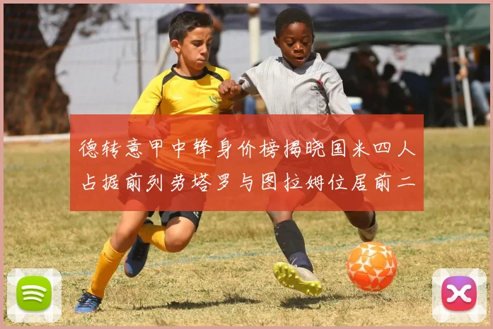 德转意甲中锋身价榜揭晓国米四人占据前列劳塔罗与图拉姆位居前二